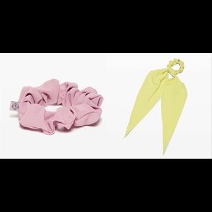 NWT 2X Lululemon Uplifting Scrunchies